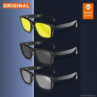 Original Lecoo C8 Lite gafas de sol inteligentes Bluetooth 5,3 auriculares estéreo HiFi música auriculares inalámbricos conducción HD micrófono llamada auriculares