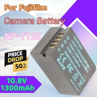 Batería de cámara 10,8 V 1300mAh NP-T125 para Fujifilm formato medio GFX 50S nueva alta calidad