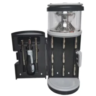 ABKO-luz de emergencia con Kit de herramientas, linterna portátil para exteriores, regalos de pesca para acampar, pescar, senderismo, iluminación