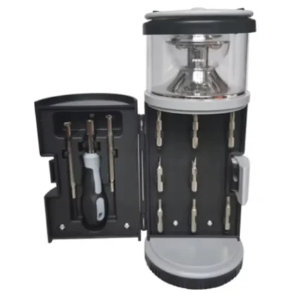 ABKO-luz de emergencia con Kit de herramientas, linterna portátil para exteriores, regalos de pesca para acampar, pescar, senderismo, iluminación