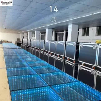 4 piezas 50x50x7cm escenario discoteca boda rgb dmx imán led pista de baile fiesta iluminación divertida