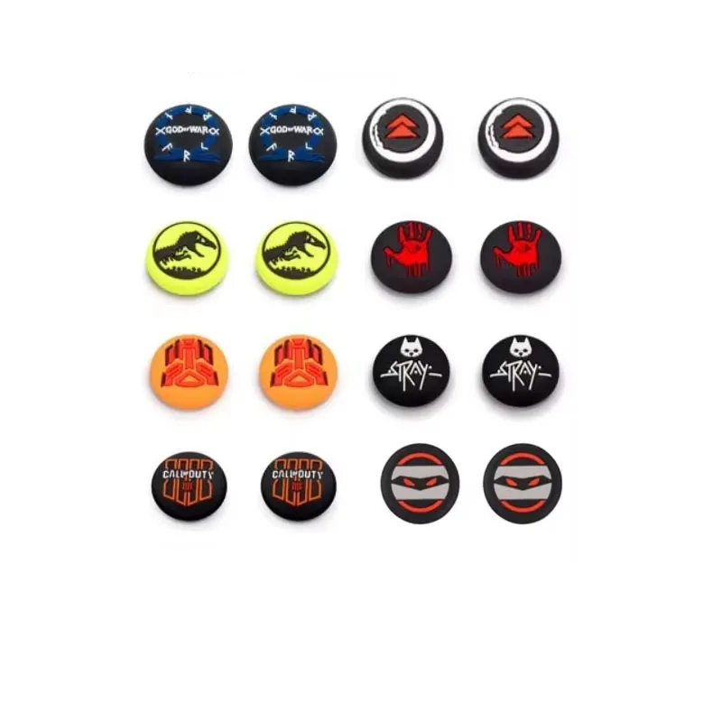 2 uds tapas de Joystick de silicona para PS5/PS5 Slim/PS4/PS4 Pro/Switch Pro/Xbox Series X/S One 360 controlador empuñaduras de palanca de pulgar