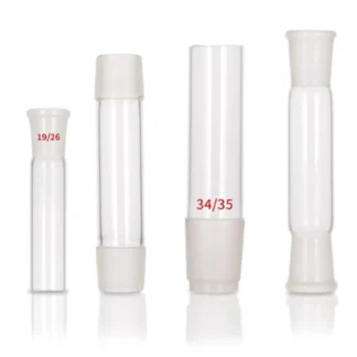 # 10 # 14 # 19 # 23 # 29 # 34 # 40 # 45 # 50 # 60 juntas individuales/ambos lados macho/hembra tubo adaptador de vidrio laboratorio