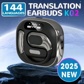 Auriculares de traducción en tiempo real - Auriculares con traductor de idiomas AI 144, Audifonos Traductores Inglés Español,