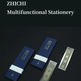 Papelería con regla de metal para material escolar y de oficina: herramienta esencial para estudiantes y profesionales