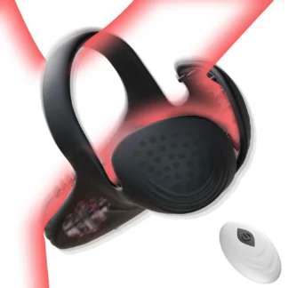 Anillo vibratorio para pene, Juguetes sexuales para hombres, anillo para pene, vibrador, juguete sexual masculino para estimulador de testículos, juguete para adultos para hombres, erección para adultos
