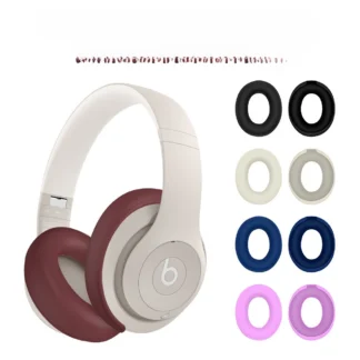 Funda protectora de silicona para Apple, almohadillas para auriculares Beats Studio Pro, Protector de carcasa antipolvo, orejeras T18