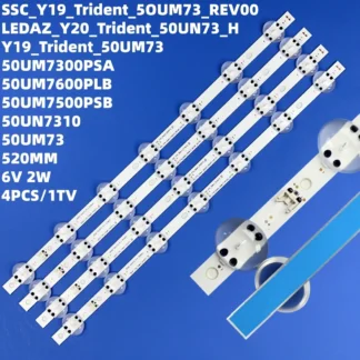 Tiras de retroiluminación LED para TV 50UM7600PLB 50UM7500 50UM7360 50UM7510 50UM7500 50UM7300 50UM7450 50UM7400PLB 50UM7500PSB 50UM73