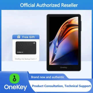 Crypto Hardware Cartera Almacenamiento en frío 4 Chip seguro EAL 6+ Pantalla táctil IPS de 3,5 pulgadas con espacio en aire Cámara OneKey Pro HD Huella digital