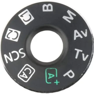 Nueva etiqueta de botón de modelo de Dial con función de cubierta superior para Canon EOS 6D con cinta, pieza de reparación para cámara digital