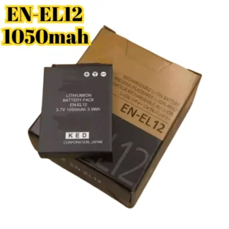 Batería de litio EN-EL12 de alto rendimiento, 1050mAh, para Nikon Coolpix P500 P510 P90 S8100 S9100, repuesto para celda de alimentación EN-EL12