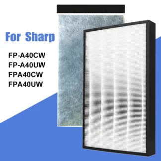 FZA40SFU-repuesto de FZ-A40SFU, HEPA verdadera y filtro desodorizante para Sharp FP-A40CW, FPA40CW, FPA40UW