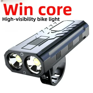 Faro de bicicleta: linterna impermeable 2 en 1 superbrillante para conducción nocturna Clip ultrabrillante para estudiantes y bicicletas de montaña