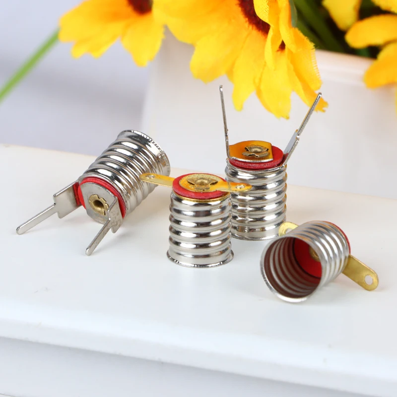 Soporte de Base para lámparas E10, 10 piezas, enchufe de luz, circuito de experimentos para el hogar, accesorios de prueba eléctrica, reemplazo