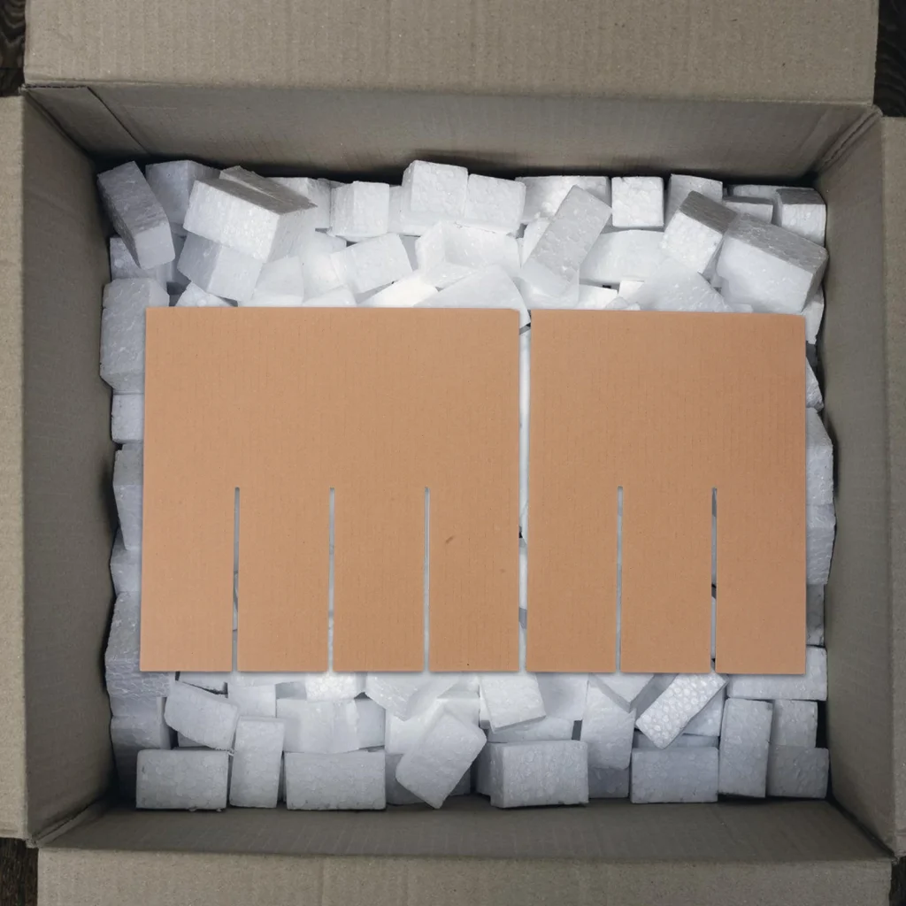 Divisores de caja de envío de vino, Kit de embalaje de vidrio de sujeción segura con patrón de rejilla, divisores de vidrio para embalaje de platos, partición de papel de vino, 5 uds.