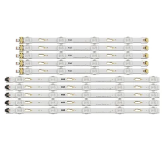 Kit de tira de LED (10) para Samsung UE40JU6100 UN40JU6400 UE40JU6430U UE40JU6450U UE40JU6600U UE40KU6092 UE40KU6300U UN40KU6000F