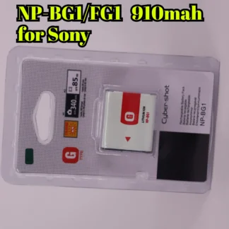 NP-BG1 NP-FG1 batería recargable de iones de litio 910mAh reemplazo para Sony DSC-T100 H50 W300 W55 W200 T200 decodificación completa