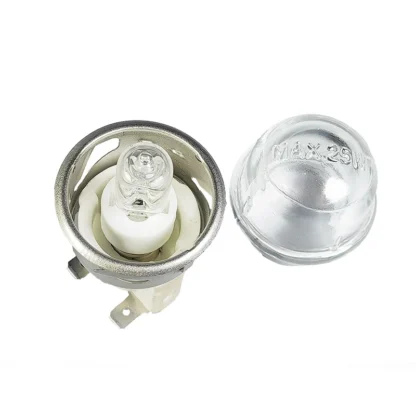 (YY) 1 bombilla de horno E14 de 25W/40W 220-240V lámpara halógena segura para horno de alta temperatura 500 ℃ Bombilla resistente para microondas y secadora