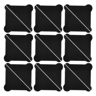 100 Uds. Protectores de esquinas de hojas de vidrio, protección de impacto templada triangular para baño, Protector de esquina de tablero duradero y fácil de instalar