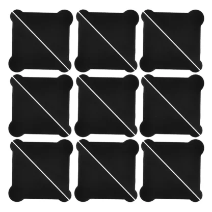 100 Uds. Protectores de esquinas de hojas de vidrio, protección de impacto templada triangular para baño, Protector de esquina de tablero duradero y fácil de instalar