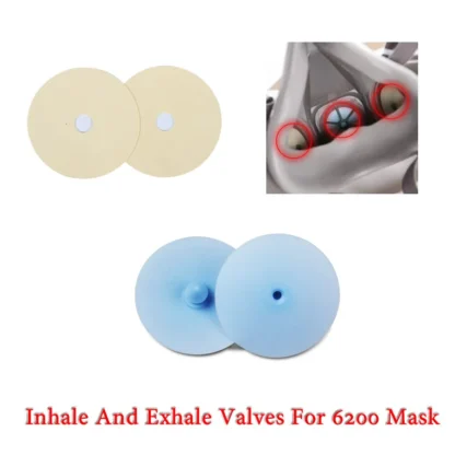 5-10 Uds 6893 válvulas de inhalación 6889 válvulas de exhalación Gel de sílice 6200 accesorios de máscara reemplazar para respirador 6200/7502/6800