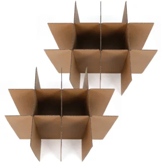 Insertos de envío corrugados, divisores de vidrio, caja móvil, suministros de embalaje para electrónica, artículos para el hogar, divisores de embalaje, 5 uds.