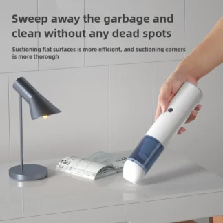 Nuevo Pequeño Mini aspirador portátil de mano con carga inalámbrica para coche, aspirador