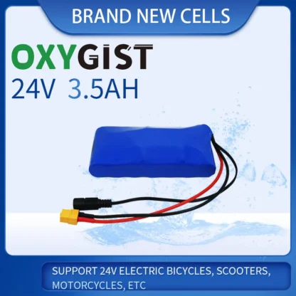 18650 7S1P-7S4P 3.5Ah-14Ah OXYGIST 24V 25,2 V batería de litio con 20A BMS nuevo para equipo de luz LED para silla de ruedas Scooter