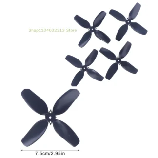 Hélices de Dron de 4 Uds., hoja de alta calidad para Dron de carreras con visión en primera persona, Control remoto de cuatro ejes, Motor de avión, palas de hélice para Dron
