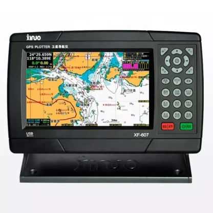 Xinuo XF-607B Plotter de cartas GNSS marino de 7 pulgadas Transpondedor AIS Clase B/XF-808B Plotter de gráficos GPS de 8 pulgadas con transpondedor AIS
