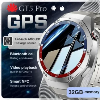 GT5 Pro GPS Smartwatch pantalla Amoled 32GB reproductor MP3 MP4 Bluetooth red compartido aplicación tienda ChatGPT reloj inteligente hombre reloj deportivo