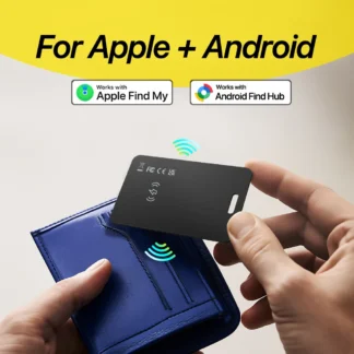 Tarjeta rastreadora de billetera para Apple/Android, localizador de etiquetas de aire Find My Tag para Iphone, Google, buscador de tarjetas bluetooth
