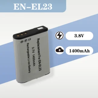 3.8V 1400mAh EN - EL23 Li - Batería de iones para cámaras digitales Nikon - Compatible con P610s, P600, S810c, P900S
