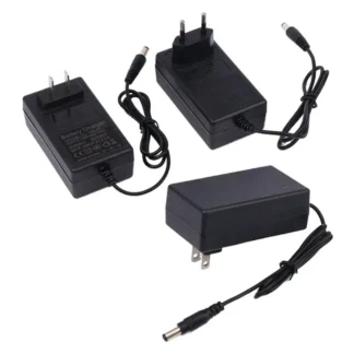 Cargador de batería de litio de 21v 1A para 18v Adaptador de corriente inteligente para taladro eléctrico, transformador de enchufe UE EE. UU., cargador de 5 cuerdas