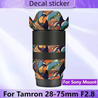 28-75 2,8 calcomanía piel envoltura de vinilo película lente pegatina protectora abrigo para Tamron 28-75mm F2.8 Di III RXD A036 para montaje Sony