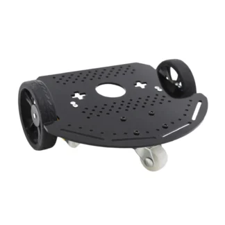 Reemplazo de chasis de coche Robot inteligente 2WD, antideslizante de alta fricción con Base de motores dobles, fácil instalación, pieza de vehículo inteligente