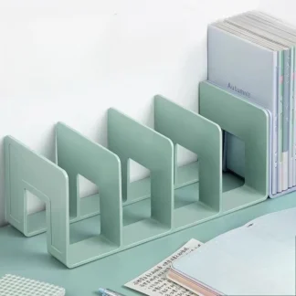 Estantería para libros, estante de almacenamiento de escritorio con rejilla múltiple, estantería para escritorio