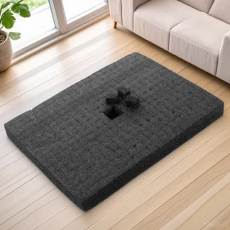 Tablero de cubo de inserción de espuma para embalaje de entrega, fácil de cortar, se adapta a cualquier tamaño, forma para una fijación segura de artículos, espuma de embalaje