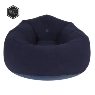 AK25-Grande sofá inflable, silla, bolsa de frijoles, flocado, PVC, salón de jardín, muebles de exterior, bolsas para acampar y mochilero