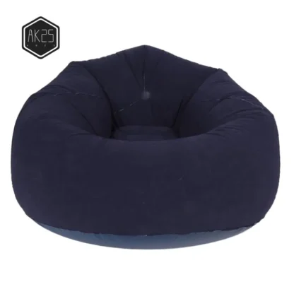 AK25-Grande sofá inflable, silla, bolsa de frijoles, flocado, PVC, salón de jardín, muebles de exterior, bolsas para acampar y mochilero