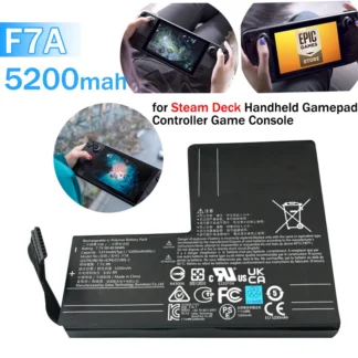 Batería de polímero de litio F7A 7,7 V 5200mah para Steam Deck controlador de mando de mano consola de juegos batería de repuesto de litio recargable