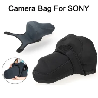 Bolsa de cámara para Canon/Sony/Nikon/Pentax DSLR, accesorios para cámara DSLR, funda de neopreno, uso de 2 lados, funda Universal