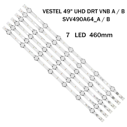 VES490QNDS VES490QNDL-2D-U11 N11 N12 SVV490A64-A B Tira de LED para iluminación trasera DLED49287FHDCNTD 49UD8380 49UD8400B D49U400M4CW LT-49K880