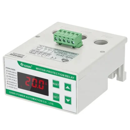 Relé de protección de motor trifásico AC220V AC380V Relés de protección de sobrecarga de motor eléctrico