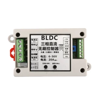 Venta Global-400W BLDC controlador de Motor sin escobillas trifásico controlador 6V-30V Hallless DC Motor placa de accionamiento fuente de alimentación