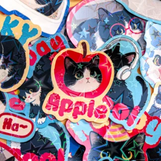 30 unids/lote de pegatinas de papelería Kawaii, notas, casa maravillosa de gato, planificador diario, pegatinas decorativas, pegatinas artesanales para álbum de recortes