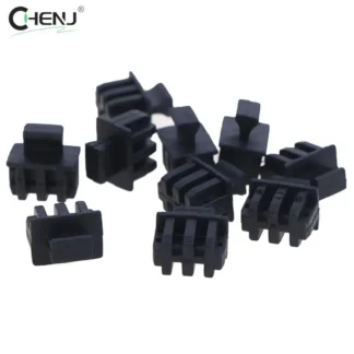 Cubierta protectora SFP, cubierta de módulo de fibra SFP, tapa antipolvo, jaula, tapón antipolvo, accesorios, 10 unidades por juego