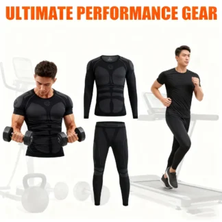 Ropa interior térmica para deportes al aire libre, conjunto de ropa interior funcional, esquí en el campo, absorbe la humedad, ropa interior deportiva para hombre