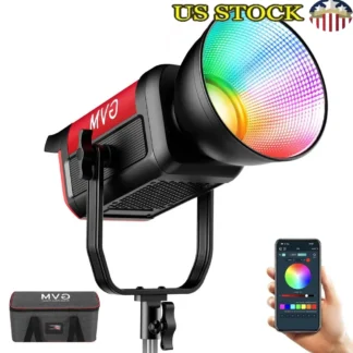 Luz de vídeo RGB de 300W, iluminación de estudio, montaje Bowens HSI CCT 2000K-10000K, 16 efectos de iluminación, aplicación, Control Bluetooth, alto CRI 97