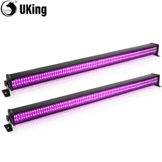 U'King 1/2 Uds 120W barra de luz de lavado de pared RGB 336 LED luces de escenario 7000lm luces de pared para el hogar club nocturno boda fiesta Show